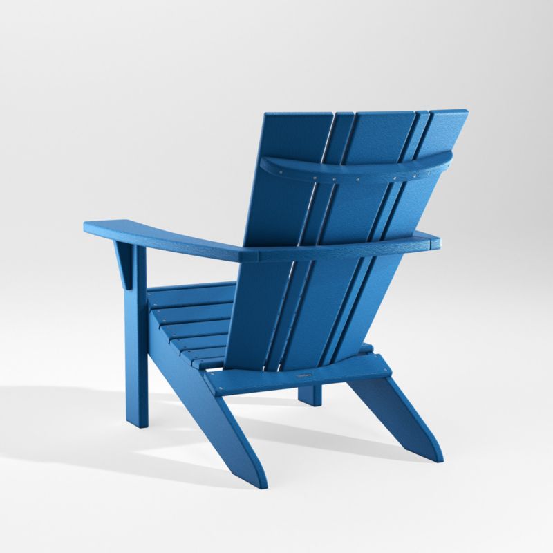 Vista II Pacific Blue Outdoor Adirondack Chair by POLYWOOD® - image 7 of 13