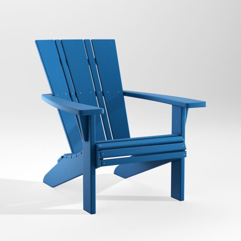 Vista II Pacific Blue Outdoor Adirondack Chair by POLYWOOD® - image 0 of 13