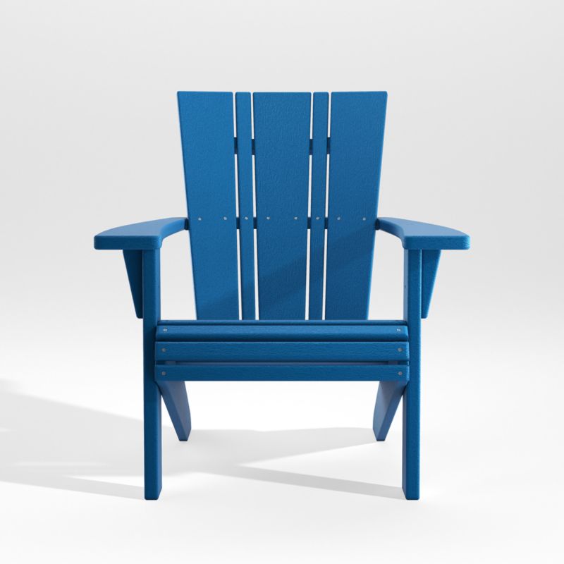 Vista II Pacific Blue Outdoor Adirondack Chair by POLYWOOD® - image 5 of 13