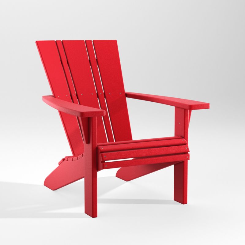 Vista II Sunset Red Outdoor Adirondack Chair by POLYWOOD® - image 0 of 13