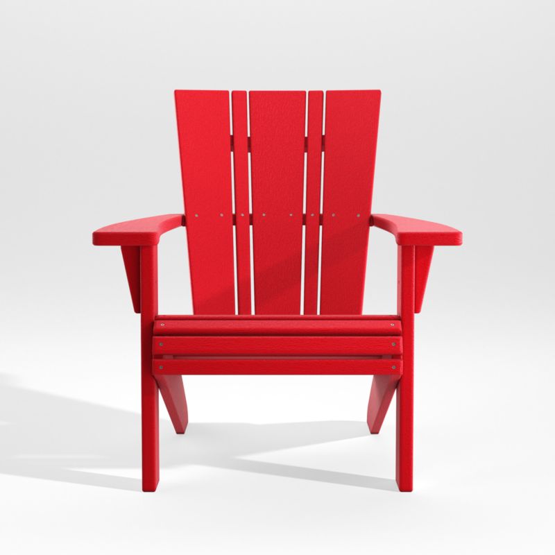 Vista II Sunset Red Outdoor Adirondack Chair by POLYWOOD® - image 5 of 13