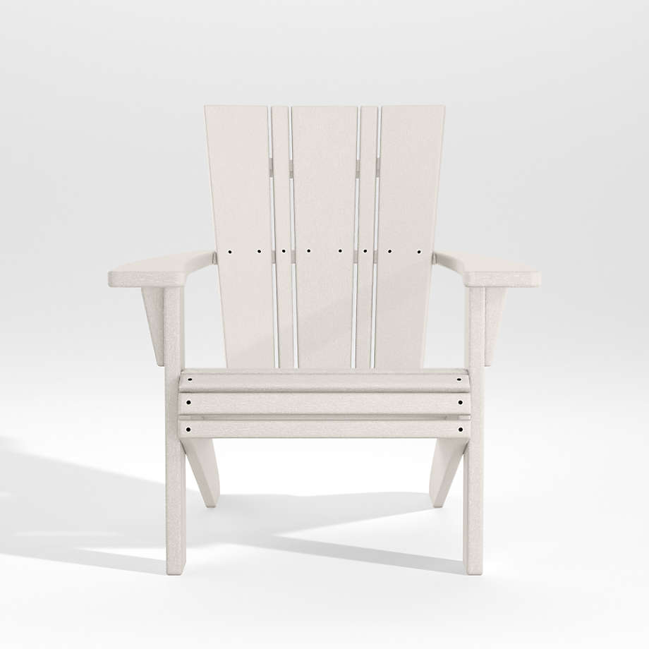 Vista II Sand Outdoor Patio Adirondack Chair + Reviews Crate and Barrel