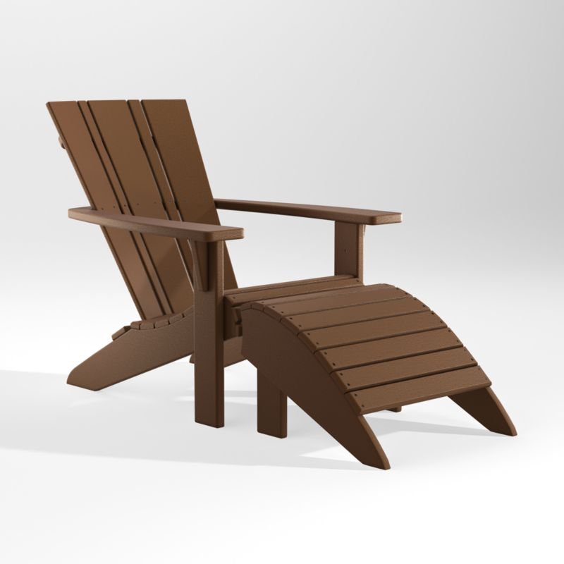 Vista II Teak Outdoor Adirondack Chair by POLYWOOD® - image 8 of 13