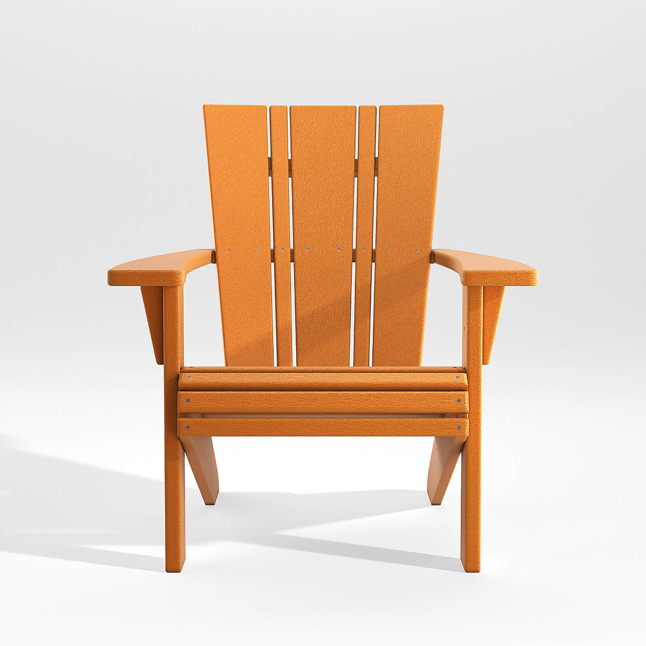 Vista II Tangerine Outdoor Patio Adirondack Chair By POLYWOOD + Reviews ...