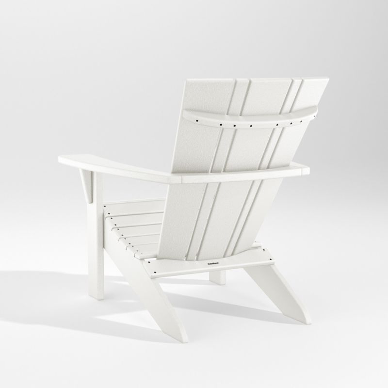 Vista II White Outdoor Adirondack Chair by POLYWOOD® - image 7 of 13