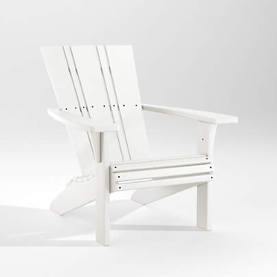 Vista II White Outdoor Adirondack Chair by POLYWOOD®