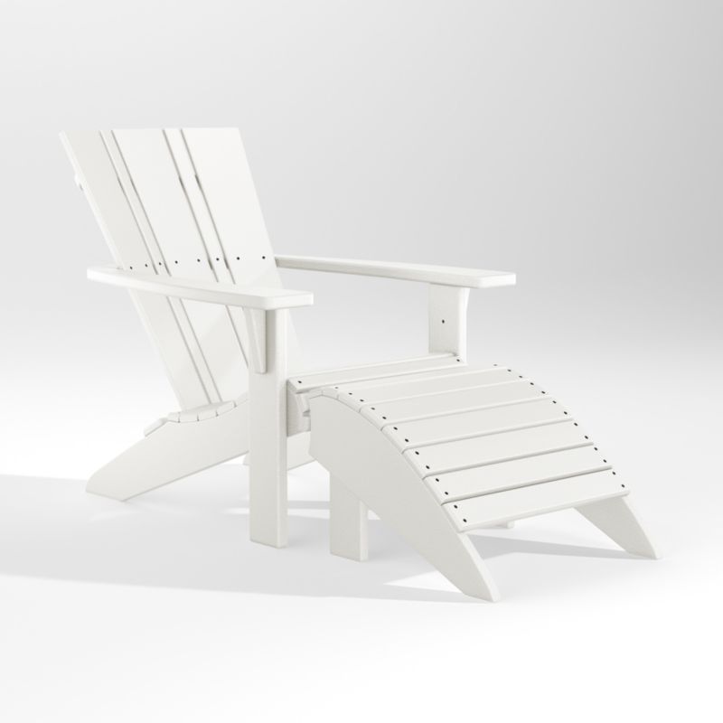 Vista II White Outdoor Adirondack Chair by POLYWOOD® - image 8 of 13