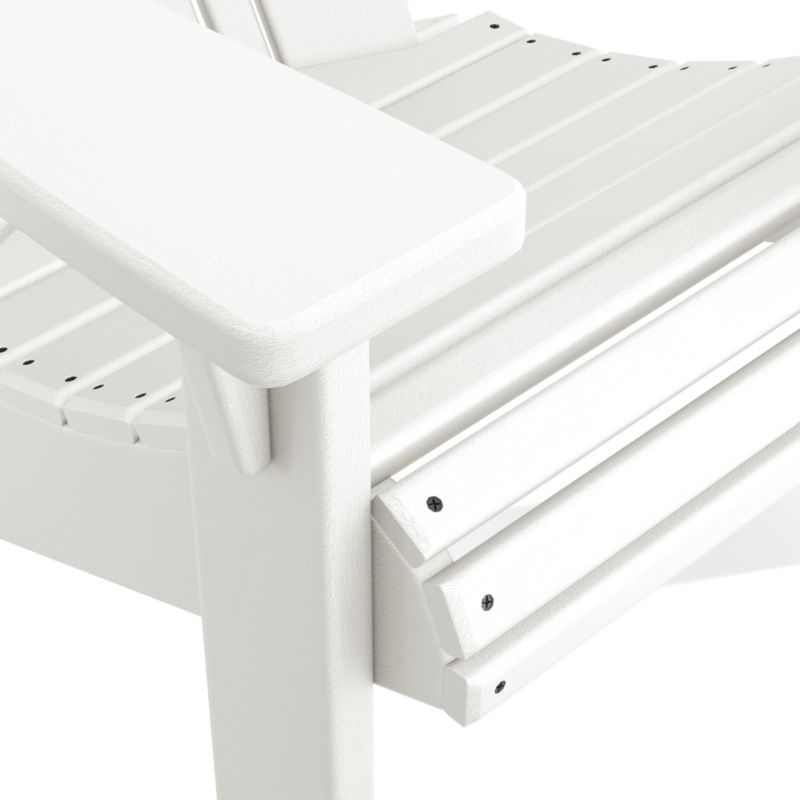 Vista II White Outdoor Adirondack Chair by POLYWOOD® - image 10 of 13