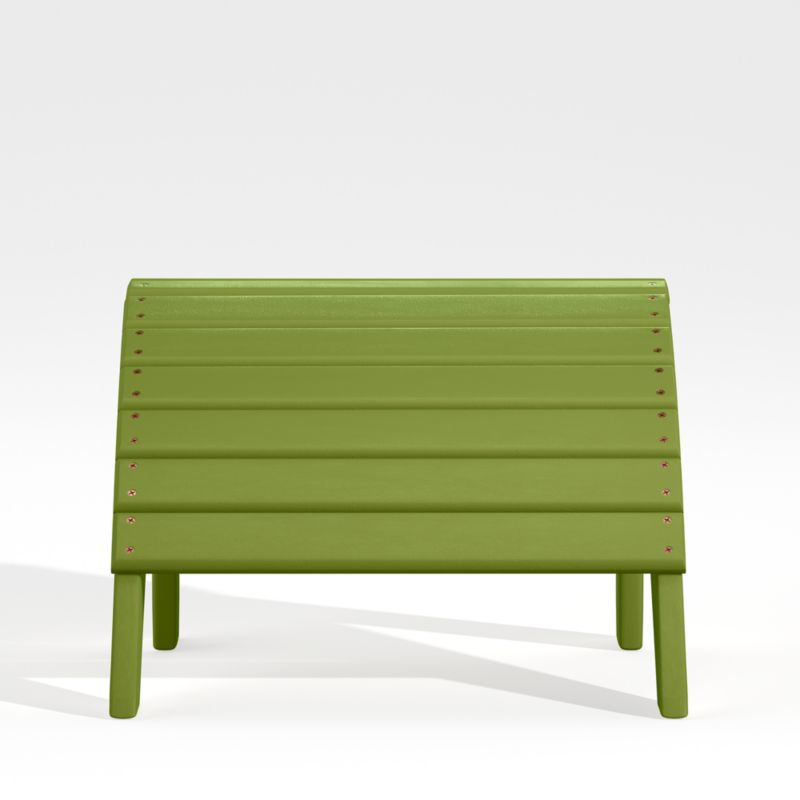 Vista II Lime Outdoor Adirondack Chair Ottoman by POLYWOOD® - image 0 of 6