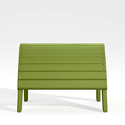 Vista II Lime Outdoor Adirondack Chair Ottoman by POLYWOOD®