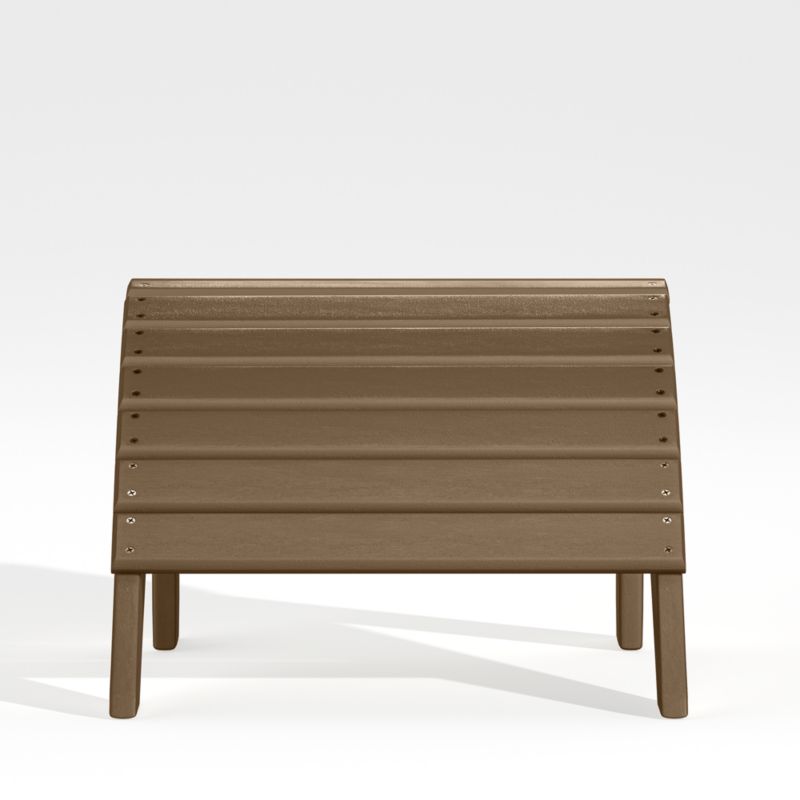 Vista II Teak Outdoor Adirondack Ottoman by POLYWOOD®