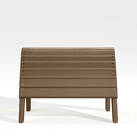 Vista II Teak Outdoor Adirondack Ottoman by POLYWOOD®