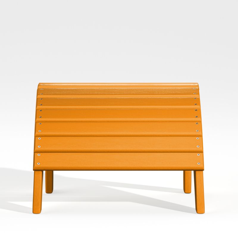 Vista II Tangerine Outdoor Adirondack Chair Ottoman by POLYWOOD® - image 0 of 6