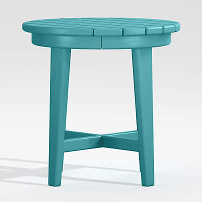 Vista II Aruba Adirondack Outdoor Side Table by POLYWOOD®