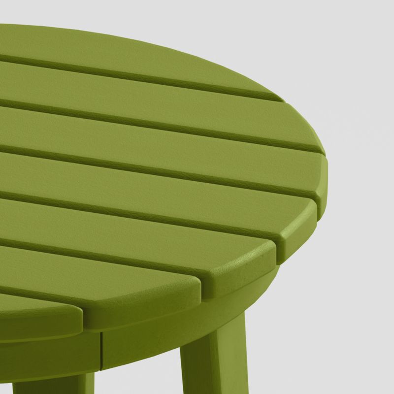 Vista II Lime Adirondack Outdoor Side Table by POLYWOOD® - image 3 of 6