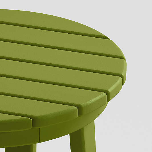 Vista II Lime Adirondack Outdoor Side Table by POLYWOOD®