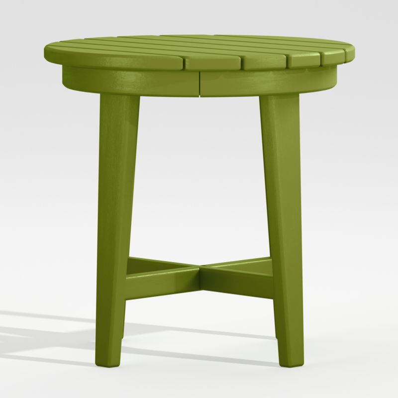 Vista II Lime Adirondack Outdoor Side Table by POLYWOOD® - image 0 of 6