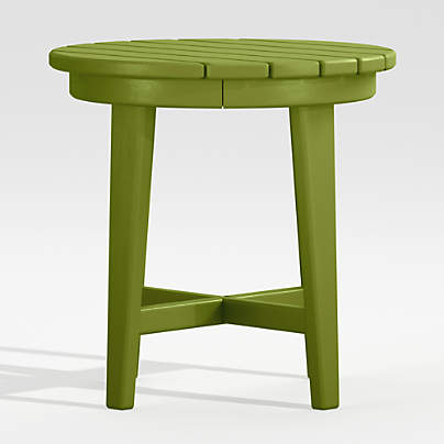 Vista II Lime Adirondack Outdoor Side Table by POLYWOOD®