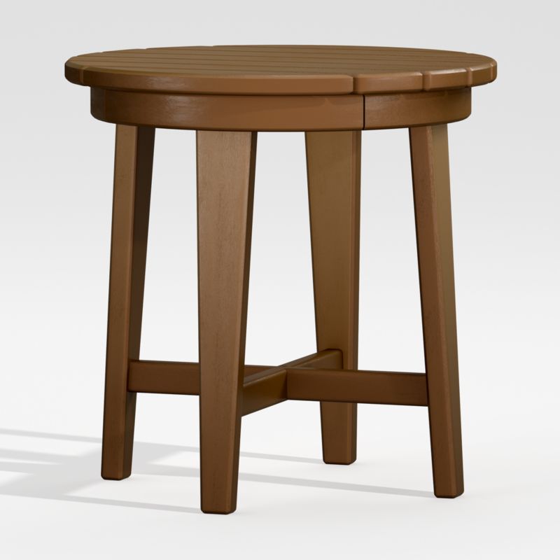 Vista II Teak Adirondack Outdoor Side Table by POLYWOOD® - image 2 of 6