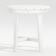 Vista II White Adirondack Outdoor Side Table by POLYWOOD®