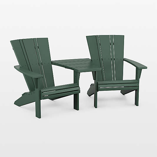 Vista II Green Outdoor Adirondack Chair by POLYWOOD®