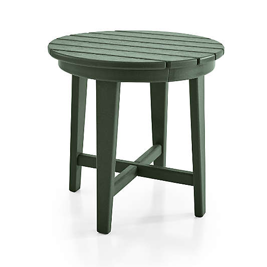 Vista II Green Adirondack Outdoor Side Table by POLYWOOD®