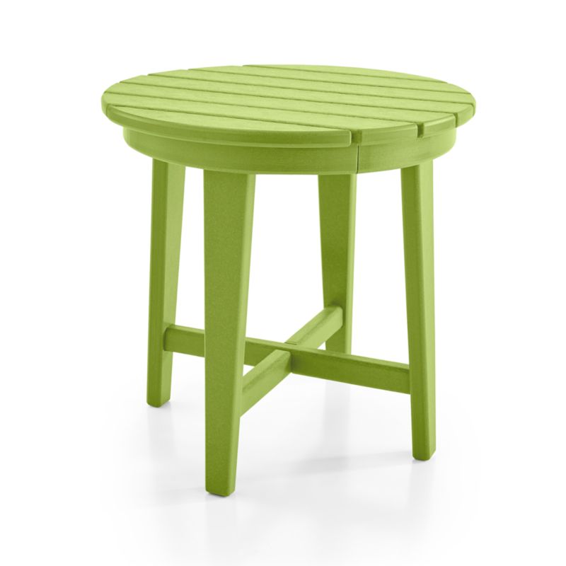 Vista II Lime Adirondack Outdoor Side Table by POLYWOOD® - image 4 of 6