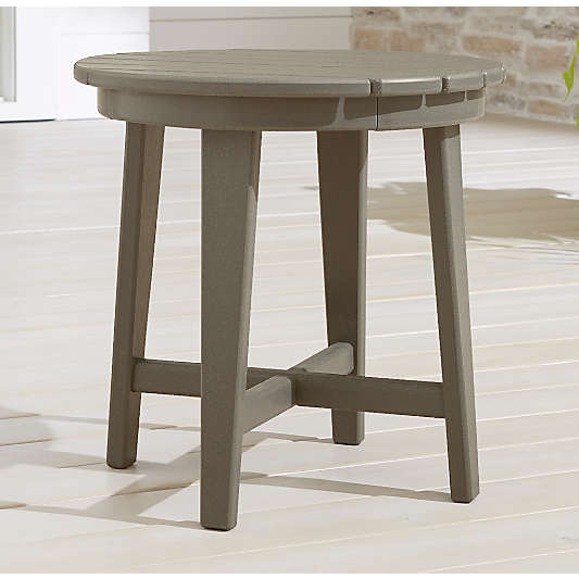 Grey Outdoor Side Tables for the Patio Crate & Barrel