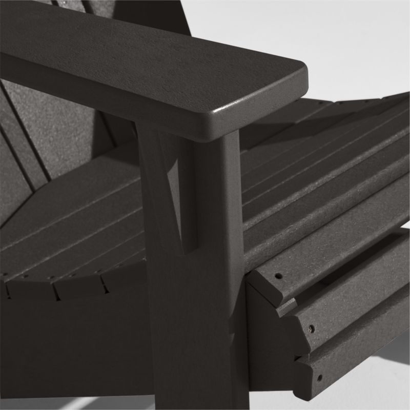 Vista Black Outdoor Adirondack Rocking Chair by POLYWOOD® - image 6 of 8