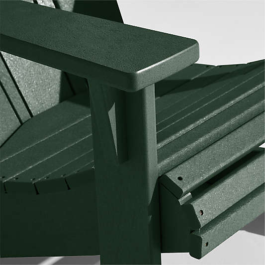 Vista Green Outdoor Adirondack Rocking Chair by POLYWOOD®