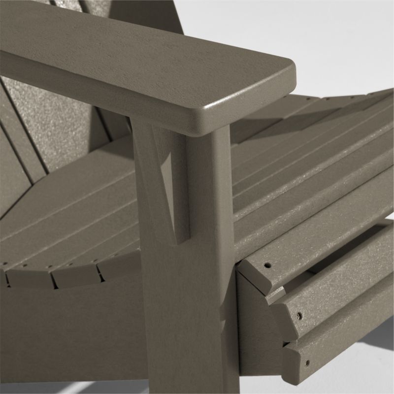 Vista Grey Outdoor Adirondack Rocking Chair by POLYWOOD® - image 5 of 7