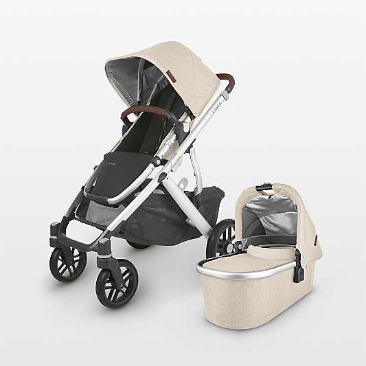 UPPAbaby ® Vista V2 Declan Off-White Foldable Convertible Baby Stroller