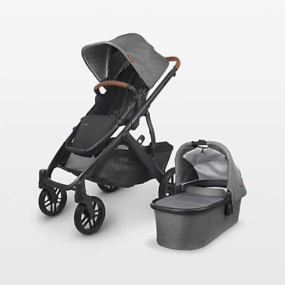 UPPAbaby Vista V2 Greyson Grey Foldable Convertible Baby Stroller