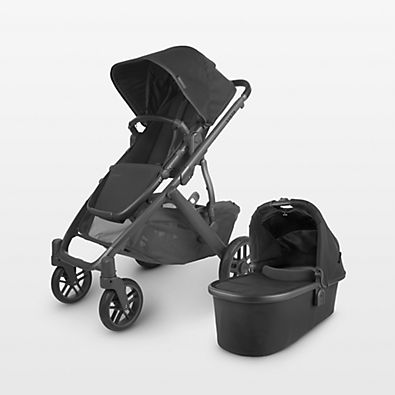 View UPPAbaby ® Vista V2 Jake Black Foldable Convertible Baby Stroller details