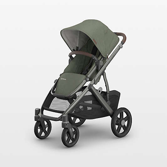 UPPAbaby Vista V3 Evelyn Meadow Green Foldable Convertible Baby Stroller