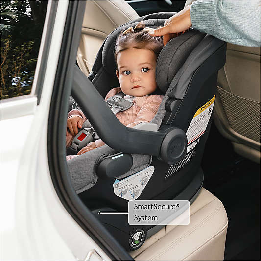 UPPAbaby Vista V3 Greyson Charcoal Melange Foldable Convertible Baby Stroller + Mesa V2 Infant Car Seat Travel System