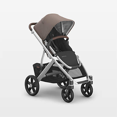 UPPAbaby ® Vista V3 Theo Dark Taupe Brown Foldable Convertible Baby Stroller