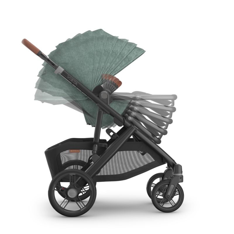 UPPAbaby ® Vista V3 Gwen Green Melange Foldable Convertible Baby Stroller - image 8 of 12