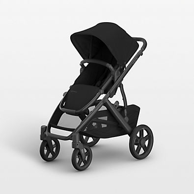 View UPPAbaby ® Vista V3 James Black Foldable Convertible Baby Stroller details