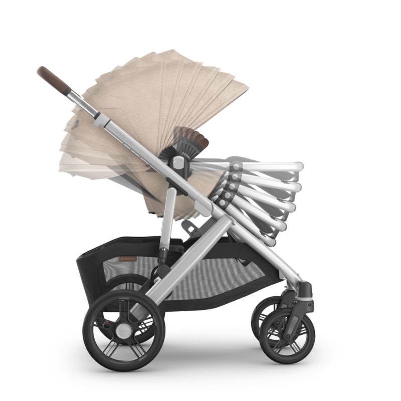 UPPAbaby ® Vista V3 Declan Oat Melange Foldable Convertible Baby Stroller - image 8 of 12