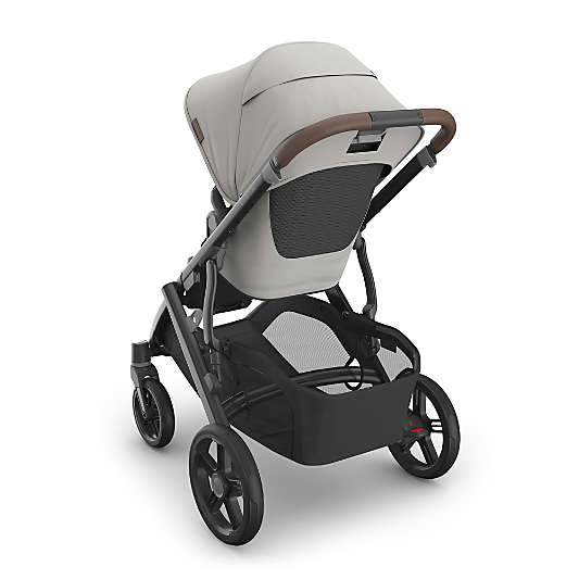 UPPAbaby ® Vista V3 Savannah Pearl Gray Jacquard Foldable Convertible Baby Stroller