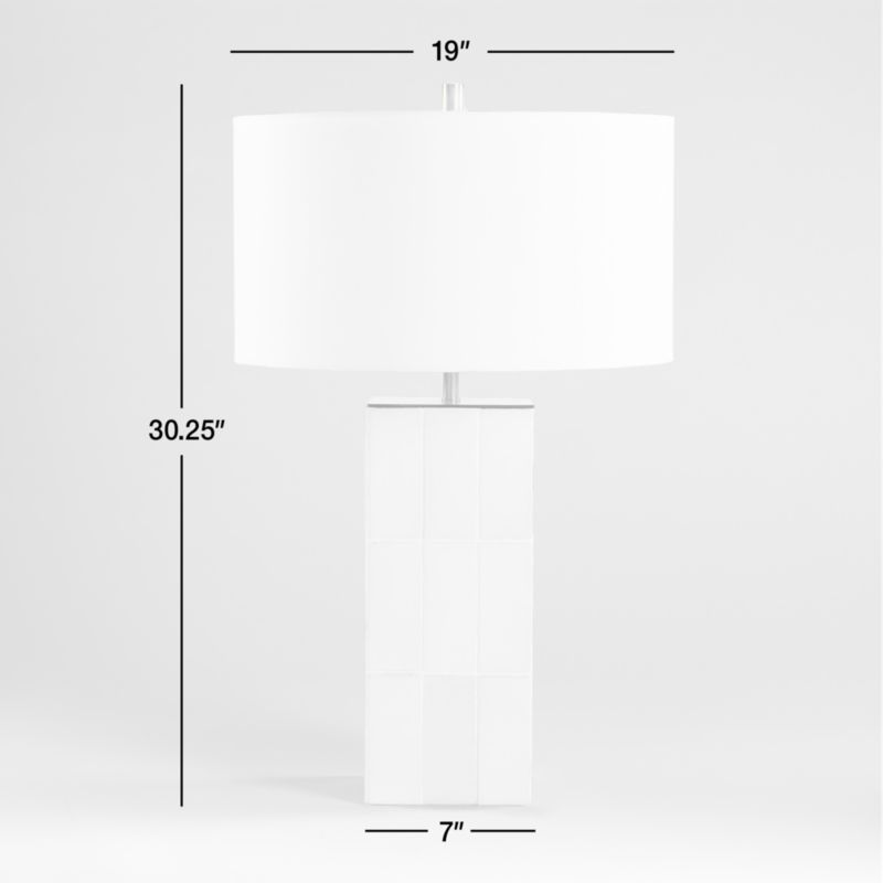 View Vista Ceramic Tile Black Table Lamp - image 3 of 7