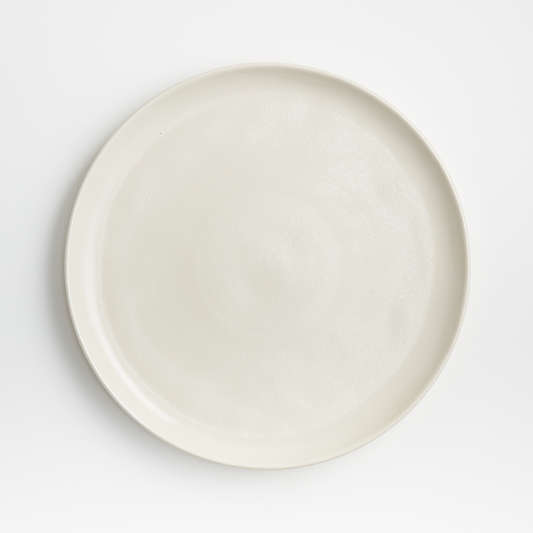 Visto Cream Stoneware Dinner Plate