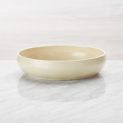 View Visto Cream Stoneware Low Bowl details