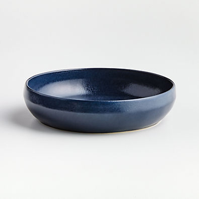 View Visto Navy Stoneware Low Bowl details
