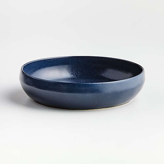 Visto Navy Stoneware Low Bowl