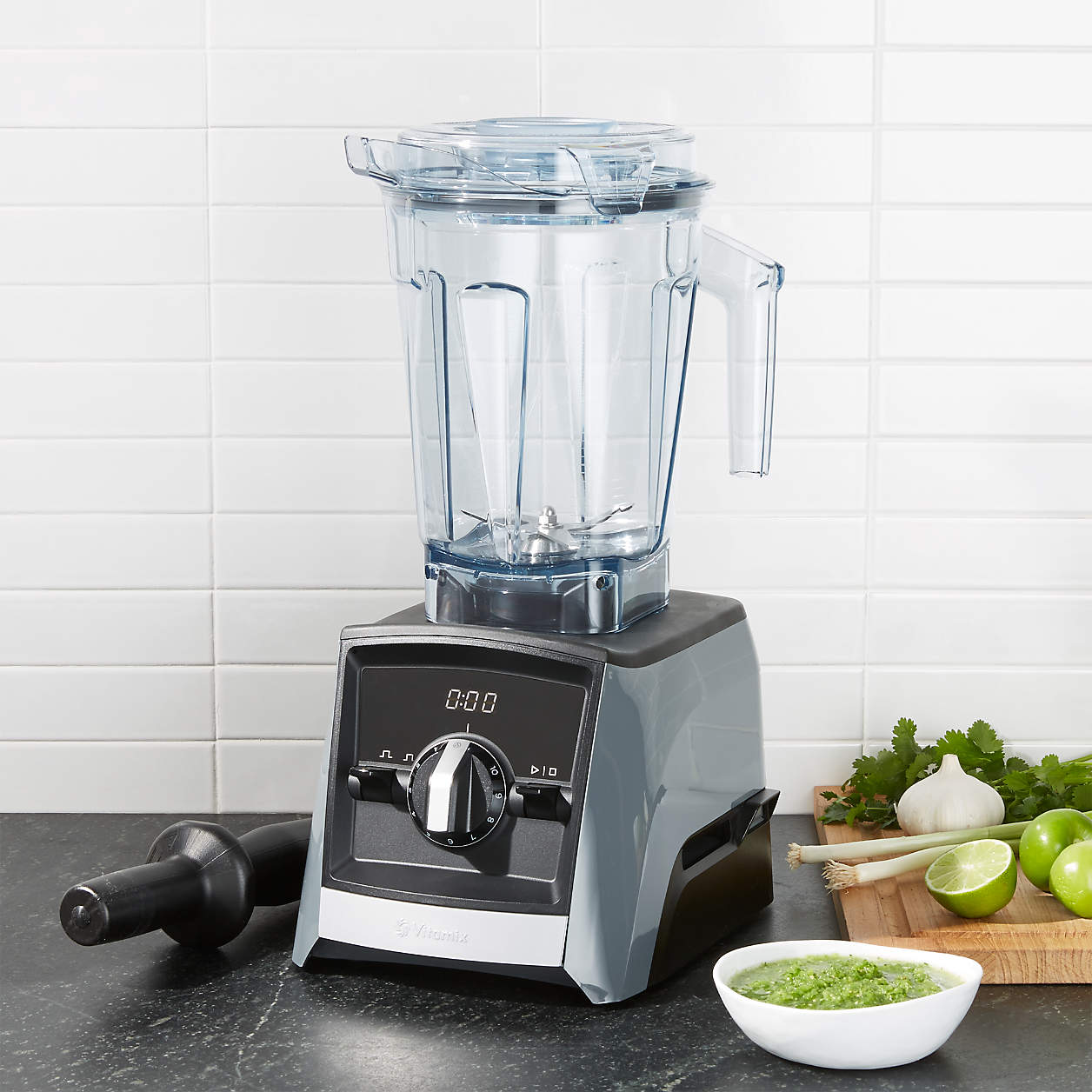 Vitamix Ascent A2300 Slate Blender + Reviews Crate & Barrel