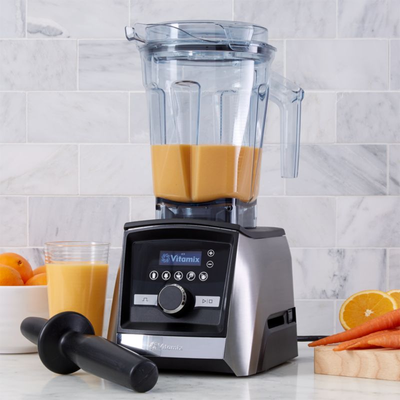 Vitamix Ascent A3500 BPA-Free Brushed Stainless Steel Blender + Reviews |  Crate & Barrel