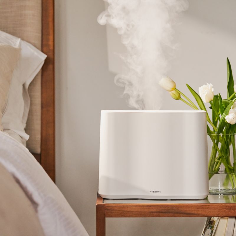 Vitruvi Cloud White Humidifier | Crate & Barrel