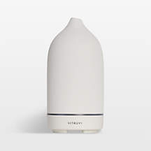 Vitruvi White Stone Essential Oil Diffuser | Crate & Barrel